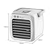 Topyond Portable Air Conditioner Mini Air Cooler USB for Bedroom Office Desk,Cooling Humidifying Compact Lightweight Personalized Comfort for All Ages