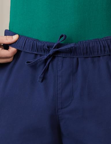 Image of Amazon Brand - Symbol Men's Relaxed Fit Casual Trouser (Elasticated Waistband | 100% Cotton | Available in Plus Sizes)