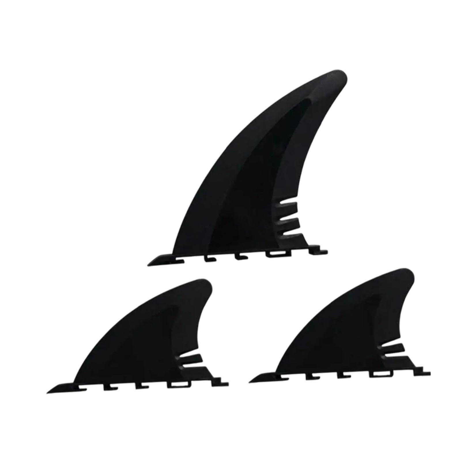 Lot de 3 Ailerons de Surf en PVC, Pièces de Rechange Légères et Universelles