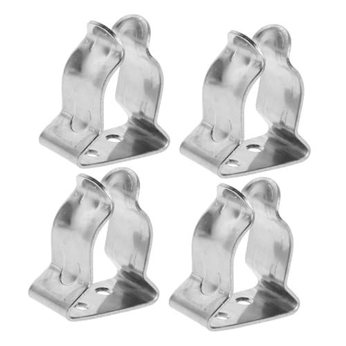 KICHOUSE Stainless Steel Paddle Mounting Bracket Small Clip for Kayak Roller Boat Accessories Boat Paddle Holder