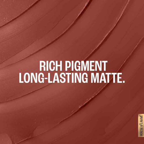 Image of LAKME Forever Matte Lipstick, Waterproof, Non Drying, Creamy Matte Bullet Lipstick Made With French Rose Oil Extracts, Brown Sugar, 4.5g (Pack of 2)