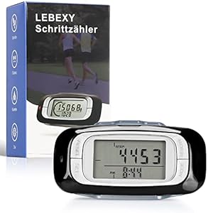 LEBEXY XY-230331 Schrittzähler mit Großem Display