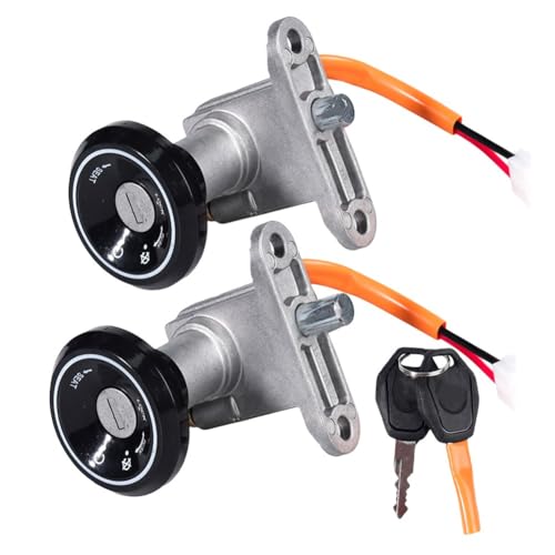 KoiLykke Electric for Bicycle Battery Case Lock with Key Switch,