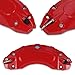 ROINROJI Brake Caliper Covers Compatible for Chevrolet Blazer 18 in 19 in Wheel Hub fit for Front and Rear Car Caliper Cover 2022 2023 2024 for Chevy Blazer Set of 4 Red