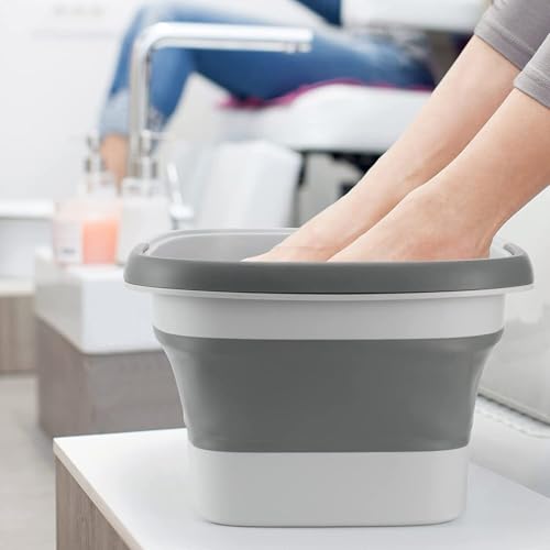 Bañera para pies plegable con asa y gran capacidad miniatura 6