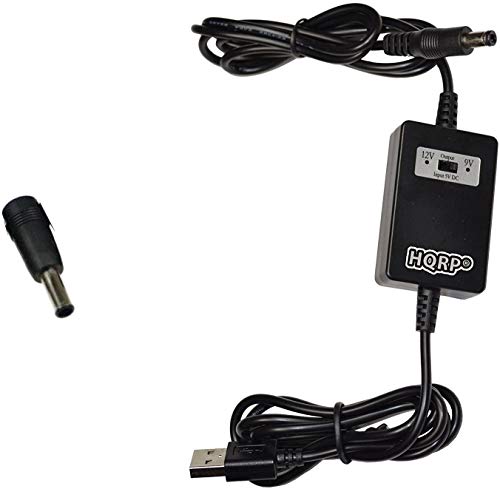 HQRP 5V USB to DC 9V 12V Step-Up Module Converter Cable Compatible with Vtech 155505/155555 / 133865/133845 Toys