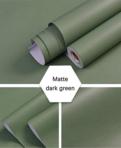 Vinilo para muebles de cocina verde noche mate impermeable 60cmx5m 3