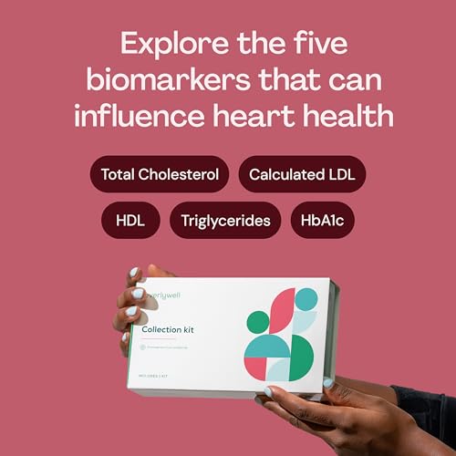 Everlywell Heart Health At-Home Lab Test for Women and Men, Measures Cholesterol, Triglyceride and HbA1c Levels, Accurate Blood Analysis, CLIA-Certified Lab Results Within Days, Ages 18 Plus - Thumbnail 2