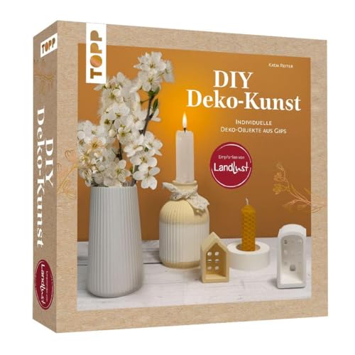 DIY Deko-Kunst: Individuelle Deko-Objekte aus Gips - empfohlen von LandLust