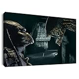 Artis Prints Leinwandbild Alien Monstermotiv, Science-Fiction Film, Klein bis XXL, Inneneinrichtung - Wohnzimmer - Wohnung, Dekoration