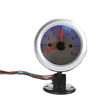 Docooler Tachometer Tach Gauge with Holder Cup for Auto Car 2