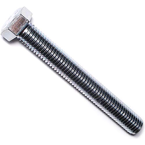 Image of Hard to Find Fastener Tap Hex Bolts, Durable Corrosion-Resistant Steel Hex Head Bolt for Home Improvement, DIY, Construction, 5 /8-11 x 5, Pack of 25