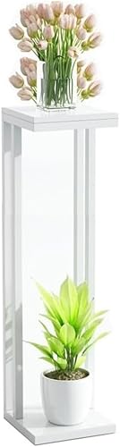 FWYTT �t�����[�X�^���h ���� �v�����^�[�X�^���h 2�i�� �ϗt�A�� �ԑ� �A�ؔ��� �A�����b�N �S�t���[�� �K�тȂ� �I ������� �K�[�f�� ���@�\ �g�ݗ��Ă��ȒP ���� �Q�� �x�����_ ���O�p ����� (����95cm,�z���C�g)