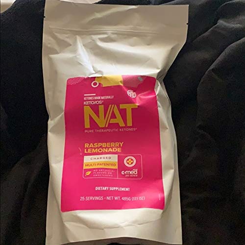 Pruvit Keto OS NAT Charged Raspberry lemonade, New Sealed Bulk Bag 25 servings