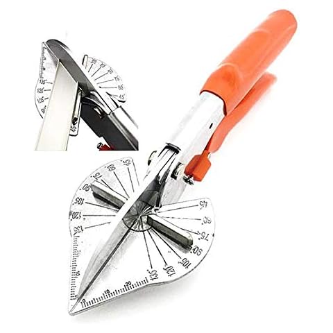 ADFBL Cutter, Soft Wood Cutter, Multi Angle Miter Shear Cutter Hand Tools, Adjustable Angle Scissors Trim Shears Hand Tools for Cutting Soft Wood, Plastic, PVC and Other Cover
