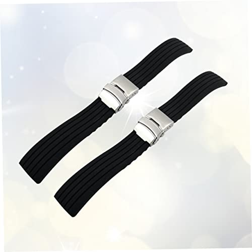 Bracelet de montre en silicone étanche et résistant Uonlytech de remplacement
