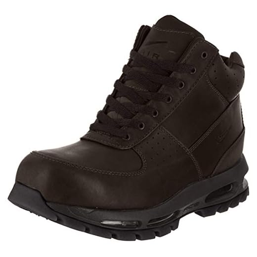Nike Air Max Goadome Men's Lifestyle Leather Boots Black, 10