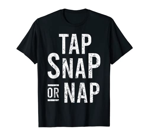 Tap Snap Or Nap Divertente Jiu Jitsu Combat BJJ MMA Fighter Regalo Maglietta