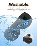 Heated Eye Mask, Warm Eye Compress, 3 Heat Levels Cordless Heated Eye Mask for Men Women, 1000mAh Rechargeable Battery, Detachable Design and Washable (Black) - Image 5