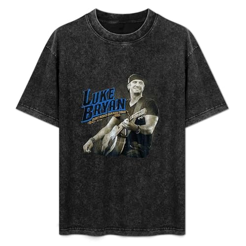 Photo de Luke Bryan 2013 Tour Men's T-Shirt Graphic Shirts Unisex Black Tee M
