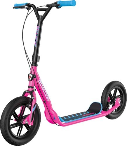 Razor Flashback Kick Scooter – 12" Air Tires, Dual Brakes, BMX Style for Ages 8+