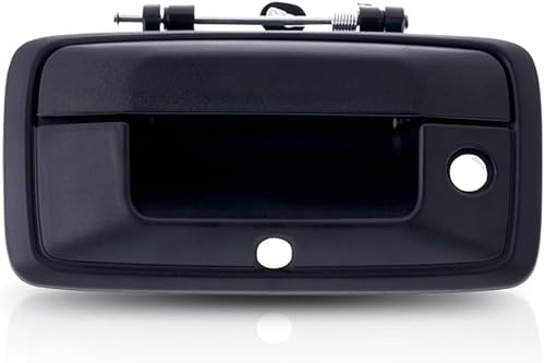KarParts360 Manija para puerta trasera Chevy Silverado 1500 2014 2015 | Exterior | con orificio para llave y orificio de leva | Todos los tipos de