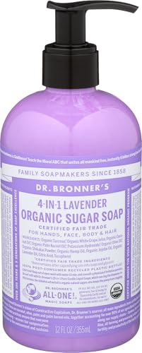 Dr. Bronners Organic 4 in 1 Lavender Soap, 12 FZ