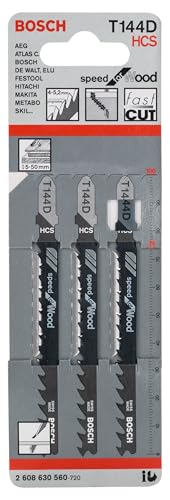 Bosch 3x T 144 D Speed for Wood – brzeszczoty do wyrzynarki