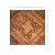 A la Maison Ceilings R02 Diamond Wreath Pre-Painted Foam Glue-up Ceiling Tile (256 sq. ft./Case), Pack of 96, Antique Copper