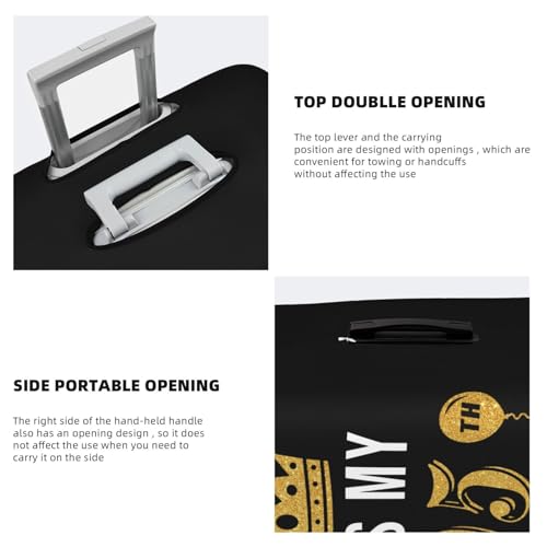 Travel Luggage Cover It‘s My 95th Birthday Fashion Washable Baggage Suitcase Protector Fit For Luggage Small4