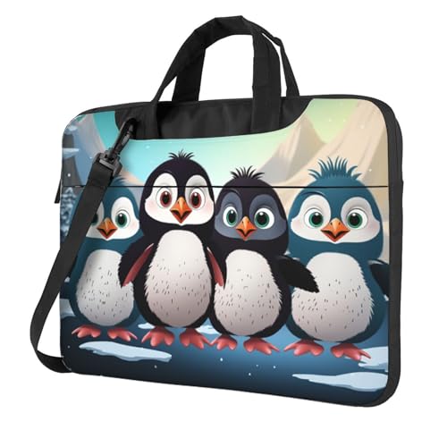 Sac à bandoulière ordinateur portable homme femme étanche Penguins