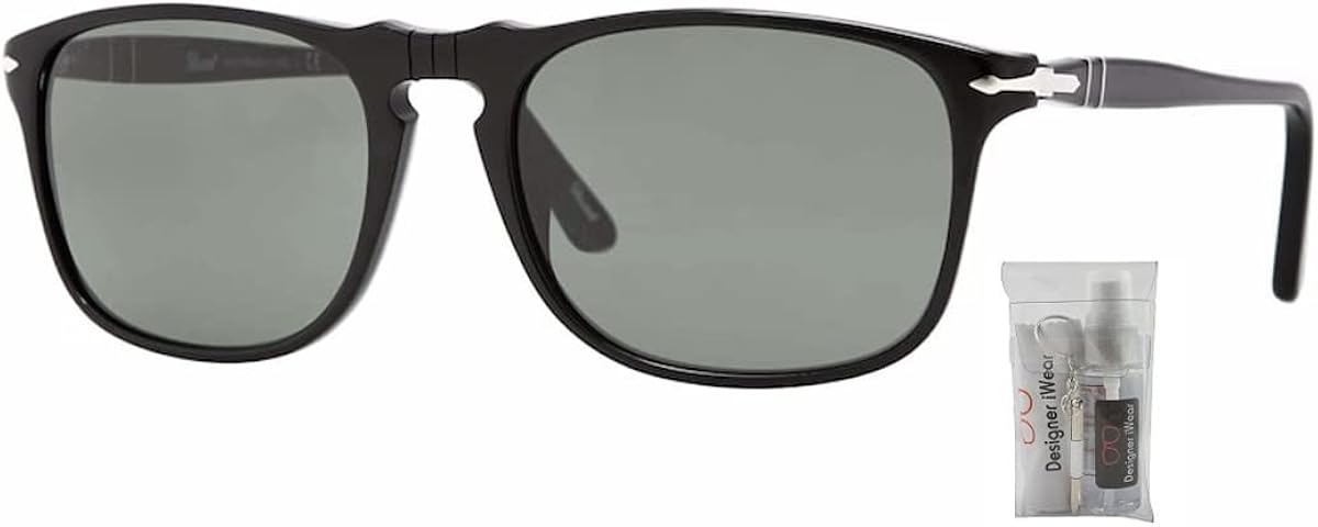 Miniatura 2 de Persol PO3059S - Gafas de sol cuadradas para hombre + paquete con kit de gafas de cortesía de diseñador iWear