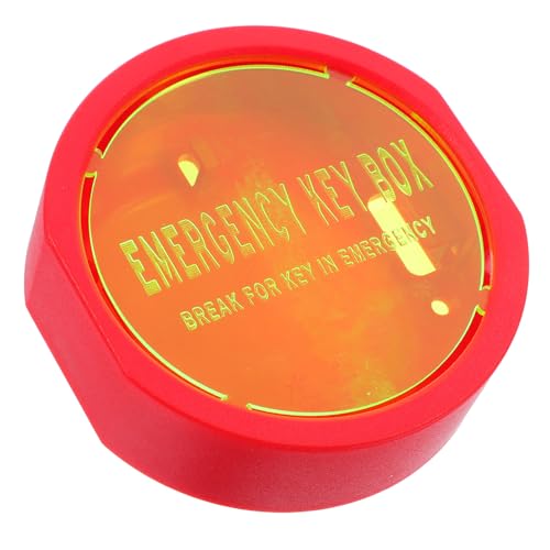 SHINEOFI Cassetta di Sicurezza Portatile Serratura di Emergenza per Porte e Finestre Armadietto Portachiavi in Plastica Resistente Montato a Parete Custodia per Chiavi e Tessere per