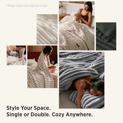 2-in-1 Comforter Set DROPS TO works for Beige(Queen)) - image 6
