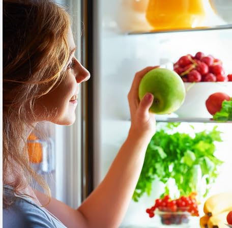 ثلاجة نوفروست يونيون اير 330 لتر ديجتال باب اسود زجاج URN-400 باوند تحكم باللمس