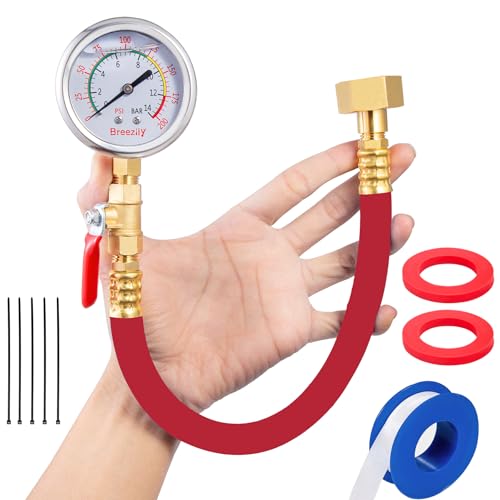 Breezliy Water Test Pressure Gauge Kit,2.5