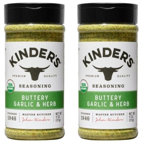 Kinder Organic Buttery Garlic & Herb Seasoning - Premium Quality