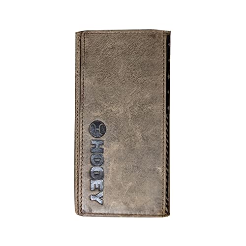 HOOEY Leather Men’s Western Rodeo Wallet (Liberty Rope - Brown)3