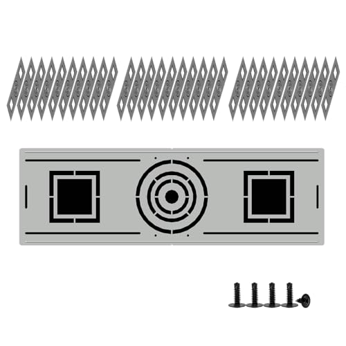 New Construction Mounting Plate for Recessed Lighting 4 Inch & 6 Inch - Durable Metal Plate with Symmetric Round Hole, Perfect for Wafer Lights & Led Can Lights for Ceiling - Light Fixtures (48)