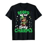 Funny Bears Are My Lucky Charms Bears St. Patrick's Day Tee T-Shirt