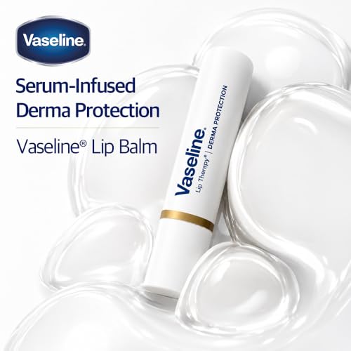 Image of Vaseline Lip Therapy Serum Infused Derma Protection Lip Balm With Triple Ceramides & Shea Butter | 3g