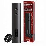 Ranji - Cavatappi Elettrico Ricaricabile USB-C, Apribottiglie Elettrico per Vino con Tagliacapsule, Tiratappi Automatico Professionale, Cava Tappi Vino Elettrico, Idea Regalo per Amanti del Vino