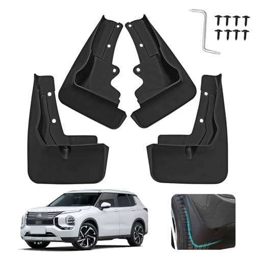 Image of Mud Guards Flaps Splash Fit for 2020-2024 Mitsubishi Outlander Sport - Front and Rear Splash Guards No Drilling Mud Guards Accessories(Not fit for Trail Editions)