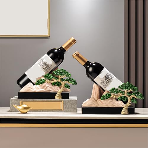 Soporte para Botella de Vino con Diseño de Árbol de Pino miniatura 4