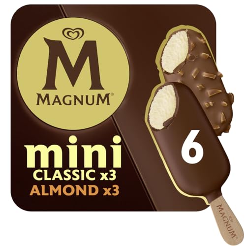 Magnum Mini Classic and Almond Ice Cream Stick 57.5 ml Pack of 6 Turkey