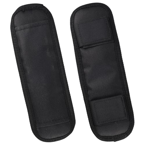 Image of 2 PCS Shoulder Strap Pad,Removable Backpack Strap Pads,Thick and Breathable,Suitable for Backpacks,Guitars,Luggage,Messenger Bags (Black)