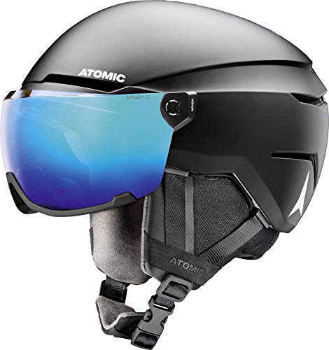 ATOMIC Savor Visor Stereo Skihelm mit Visier - Snowboard- & Ski-Helm mit Brille - 360° Fit System &...