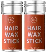 JCL Hair Wax Stick, Wax Stick for Hair, Hair Stick Wax for Flyaways Slick Back Hair Stick Hair Ge...