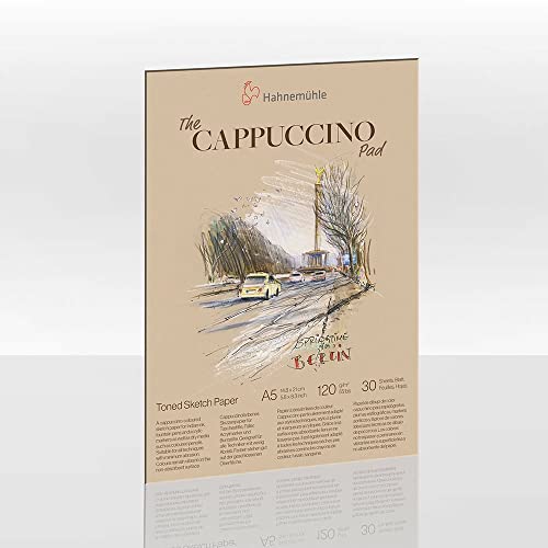 The Cappuccino Pad 120 g/m², bloco desenho, A5, 30 fls