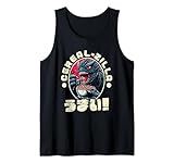 Anime Kaiju Monstruo Japonés Cereal Zilla Oishii Umai Zilla Camiseta sin Mangas